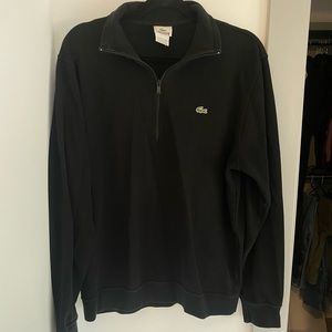 Men’s Lacoste halfzip pullover